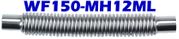 1.50" ID x 12" OAL Flexible Metal Hose Long Cuff WF150-MH12ML