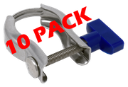 Horseshoe Spring Clamp with Blue Plastic Knob Fits: NW16 & NW10 NW16-CHK-PK10 Horseshoe Spring Clamp with Blue Plastic Knob Fits: NW16 & NW10 NW16-CHK-PK10