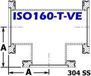 ISO160 Tee (ISO160-T-VE)