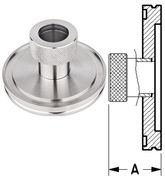 ISO63 to 1.12" Tube Size Quick Coupling (ISO63xQ112-VE)