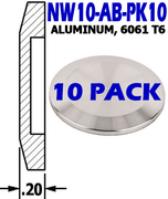 NW10 - Aluminum Blank NW10-AB-PK10