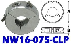 Low Profile Clamp Fits: NW10 & NW16 NW16-075-CLP Low Profile Clamp Fits: NW10 & NW16 NW16-075-CLP
