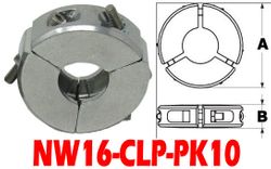 Low Profile Clamp Fits: NW10 & NW16 NW16-CLP-PK10 Low Profile Clamp Fits: NW10 & NW16 NW16-CLP-PK10