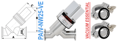 NW25 Pneumatic Angle Inline Valve (PAIV-NW25-VE)