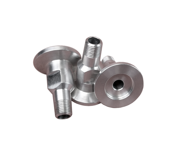 NW25 X .375" Male National Pipe Tap (MNPT), 304 Stainless Steel (3/8" NPT)