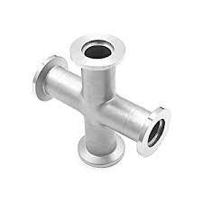 NW50 X NW50 X NW40 X NW40 304 Stainless Steel Adaptive Cross - Chemtech Scientific