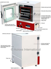ELITE 1.0 Cu Ft 12x12x12" Digital Vacuum Oven w/ 4 Aluminum Shelves, 110V - Chemtech Scientific
