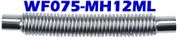 0.75" ID x 12" OAL Flexible Metal Hose Long Cuff WF075-MH12ML