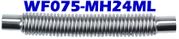 0.75" ID x 24" OAL Flexible Metal Hose Long Cuff WF075-MH24ML