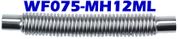 0.75" ID x 12" OAL Flexible Metal Hose Long Cuff WF075 - MH12ML - Chemtech Scientific Incorporated
