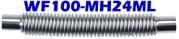 1.00" ID x 24" OAL Flexible Metal Hose Long Cuff WF100-MH24ML