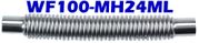 1.00" ID x 24" OAL Flexible Metal Hose Long Cuff WF100-MH24ML