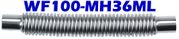 1.00" ID x 36" OAL Flexible Metal Hose Long Cuff WF100-MH36ML