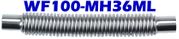 1.00" ID x 36" OAL Flexible Metal Hose Long Cuff WF100 - MH36ML - Chemtech Scientific Incorporated