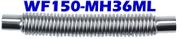 1.50"" ID x 36"" OAL Flexible Metal Hose Long Cuff WF150 - MH36ML - Chemtech Scientific Incorporated