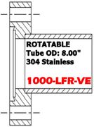 10" Conflat Half Nipple Rotatable (1000 - LFR - VE) - Chemtech Scientific Incorporated