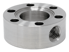 1.33" OD Conflat With (1) Female NPT Side Port (133DxSP06) - Chemtech Scientific Incorporated