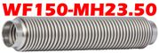 1.50" ID x 23.50" OAL Flexible Metal Hose Short Cuff WF150 - MH23 - 50 - Chemtech Scientific Incorporated