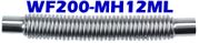 2.00"" ID x 12"" OAL Flexible Metal Hose Long Cuff WF200-MH12ML
