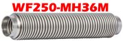 2.50" ID x 36" OAL Flexible Metal Hose WF250-MH36M