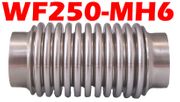 2.50"" ID x 6.00"" OAL Flexible Metal Hose Short Cuff WF250-MH6