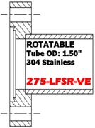 2.75" OD CF Half Nipple, Rotatable, Short 275 - LFSR - VE - Chemtech Scientific Incorporated