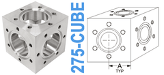 2.75" OD Conflat Cube (275 - CUBE) - Chemtech Scientific Incorporated