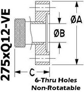 2.75" OD Conflat to 1/8" Quick Coupling (275xQ12 - VE) - Chemtech Scientific Incorporated