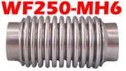 2.50"" ID x 6.00"" OAL Flexible Metal Hose Short Cuff WF250 - MH6 - Chemtech Scientific Incorporated