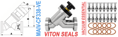 3.38” OD Conflat Manual Angle Inline Valve (MAIV - CF338 - VE) - Chemtech Scientific Incorporated