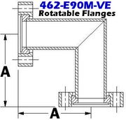 4.62" CF Mitered Elbow (462 - E90M - VE) - Chemtech Scientific Incorporated