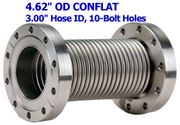 4.62" Flexible Metal Hose 7.00" OAL (462 - MH7) - Chemtech Scientific Incorporated