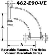 4.62" CF 90° Elbow (462 - E90 - VE) - Chemtech Scientific Incorporated