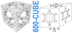 6.00" OD Conflat Cube (600 - CUBE) - Chemtech Scientific Incorporated