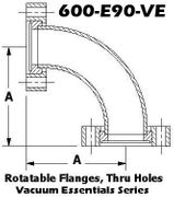 6.00" CF 90° Elbow (600 - E90 - VE) - Chemtech Scientific Incorporated