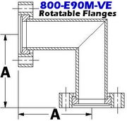 8.00" CF Mitered Elbow (800 - E90M - VE) - Chemtech Scientific Incorporated