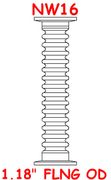 80" Flexible Metal Hose (NW16 - 075 - MH80) - Chemtech Scientific Incorporated