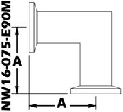 90° Mitered Elbow, NW16 (NW16 - 075 - E90M) - Chemtech Scientific Incorporated