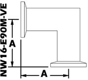 90° Mitered Elbow NW16 (NW16 - E90M - VE) - Chemtech Scientific Incorporated