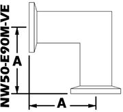 90° Mitered Elbow NW50 (NW50 - E90M - VE) - Chemtech Scientific Incorporated