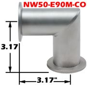 90° Mitered Elbow, NW50 Series NW50 - E90M - CO - Chemtech Scientific Incorporated