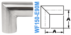 90° Mitered Elbow TUBE OD: 1.50" WF150 - E90M - Chemtech Scientific Incorporated