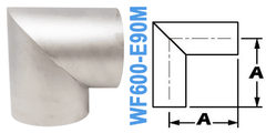 90° Mitered Elbow TUBE OD: 6.00" WF600 - E90M - Chemtech Scientific Incorporated