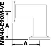 90° Mitered Elbow NW40 (NW40-E90M-VE)