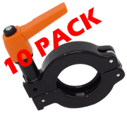 Aluminum Ratchet Clamps Fits NW25 NW25 - CRB - PK10 - Chemtech Scientific Incorporated