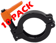 Aluminum Ratchet Clamps Fits NW40 NW40 - CRB - PK10 - Chemtech Scientific Incorporated
