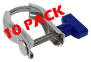 Horseshoe Spring Clamp with Blue Plastic Knob Fits: NW16 & NW10 NW16-CHK-PK10