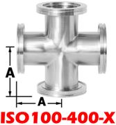 ISO100 Cross, 4-Way (ISO100-400-X)