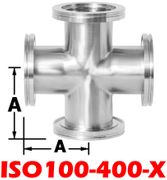 ISO100 Cross, 4 - Way (ISO100 - 400 - X) - Chemtech Scientific Incorporated