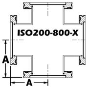 ISO200 Cross, 4-Way (ISO200-800-X)